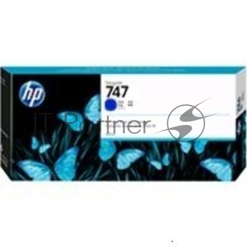 Картридж струйный HP 747 хроматический синий, для HP DesignJet Z9+ 300-ml