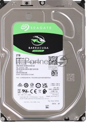 Жесткий диск HDD Seagate BarraCuda 2Tb 5400rpm SATA 256Mb 3.5"