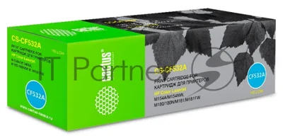 Картридж лазерный Cactus CS-CF532A желтый (900 стр.) для HP LJ M180n/M181fw