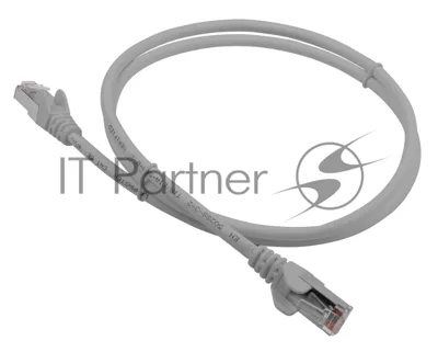 Патч-корд LANMASTER LSZH FTP cat.5e, 1.0 м, серый
