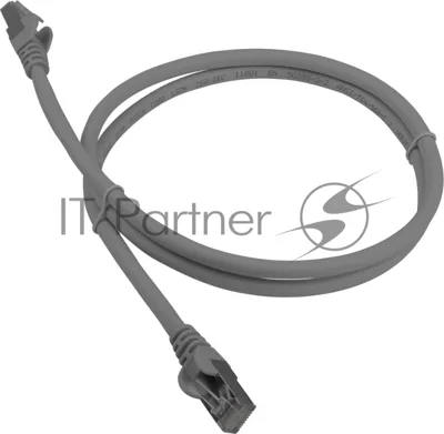 Кабель Патч-корд LANMASTER LSZH FTP cat.6a, 1.0 м, серый