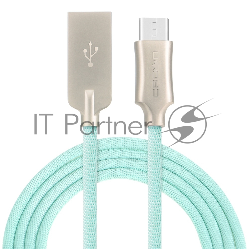 Кабель Crown USB - USB Type-C CMCU-3132C light blue