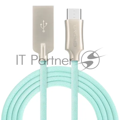 Кабель Crown USB - microUSB CMCU-3132M light blue