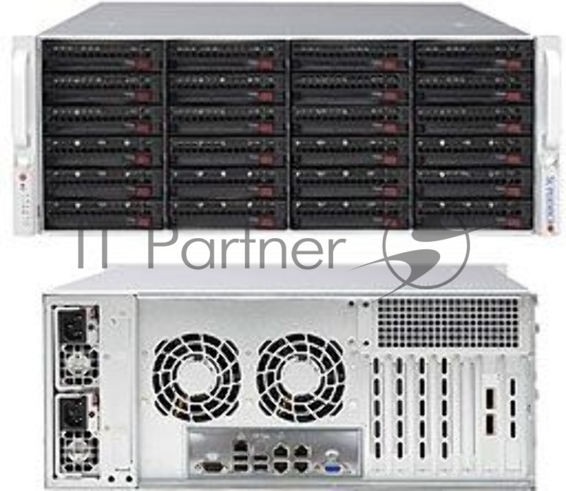 Корпус Supermicro CSE-846BE1C-R1K23B 4U 1200W