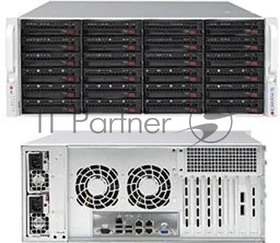 Корпус Supermicro CSE-846BE1C-R1K23B 4U 1200W