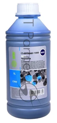 Чернила Cactus CS-EPT6642-1000 голубой 1000мл для Epson L100/L110/L120/L132/L200/L210/L222/L300/L312/L350/L355/L362/L366/L456/L550/L555/L566/L1300