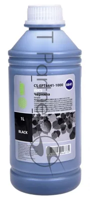 Чернила Cactus CS-EPT6641-1000 черный 1000 мл для Epson L100/L110/L120/L132/L200/L210/L222/L300/L312/L350/L355/L362/L366/L456/L550/L555/L566/L1300