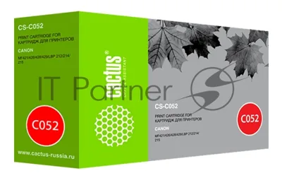 Картридж лазерный Cactus CS-C052 черный (3100 стр.) для Canon MF421/426/428/429/LBP 212/214/215