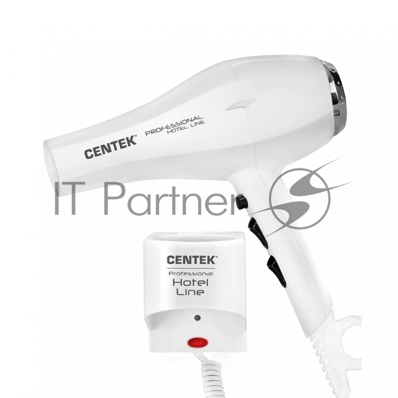 Фен Centek CT-2251 белый, 2100 Вт, ионизация