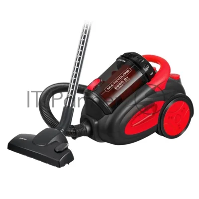 Пылесос Centek CT-2520 черный/красный, 400/2200 Вт, уборка сухая, пылесборник циклонный фильтр 2 л