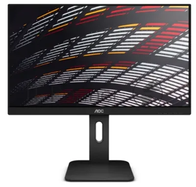 Монитор 24" AOC X24P10001 IPS 1920x1200, 60 Гц, 4 мс, 16:10, 300 кд/м², HDMI, DisplayPort, DVI, VGA, встроенные динамики, черный