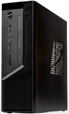 Компьютерный корпус с блоком питания 250Вт. Сase Foxline mITX 250W TFX, 2xUSB 3.0, черный Trim, powercord