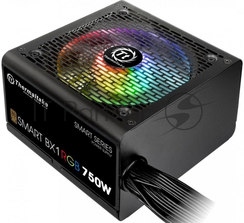 Блок питания Thermaltake Smart PS-SPR-0750NHSABE-1, 750Вт, 80 PLUS Bronze, 120мм, черный