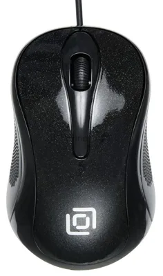 Мышь проводная Oklick 385M черный, 1000 dpi, USB, кнопки - 3