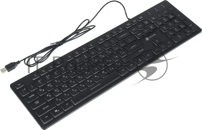 Клавиатура Oklick 550ML проводная, USB Type-A, чёрный