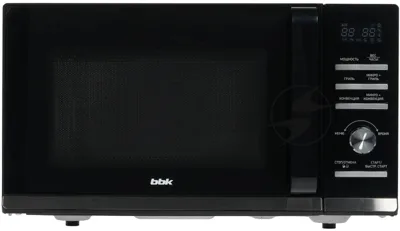 Микроволновая печь BBK 25MWC-991T/B черный/серебристый, 25 л, 900 Вт, переключатели - кнопки, поворотный механизм