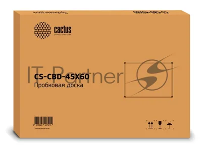 Демонстрационная доска Cactus CS-CBD-45X60 пробковая 45x60 см, алюминиевая рама