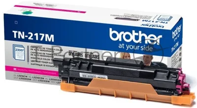 Картридж лазерный Brother TN217M пурпурный для  MFC-L3770CDW, DCP-L3550CDW, HL-L3230CDW 2300 стр.