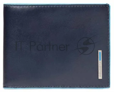 Кошелек мужской Piquadro Blue Square PU257B2R/BLU2 синий натур.кожа