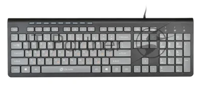 Клавиатура Oklick 480M проводная, USB, черный/серый
