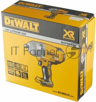 Импульсный гайковерт DEWALT DCF899N-XJ 18В XR 1/2", 610 Вт 950Нм БЕЗ АКК. И ЗУ