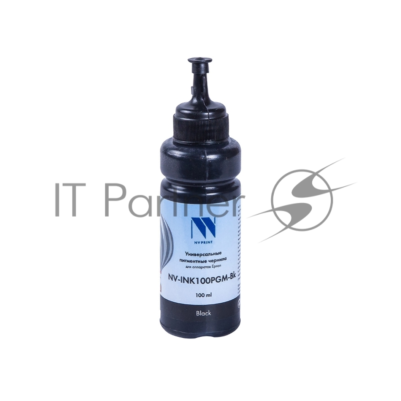 Чернила NVPrint NV-INK100 универсальные черный пигментные для аппаратов Epson (100мл) Китай