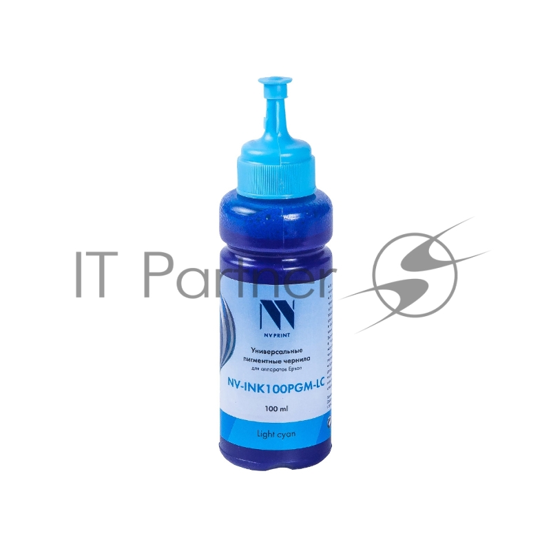 Чернила NVPrint NV-INK100 универсальные Light Cyan пигментные для аппаратов Epson (100мл) Китай