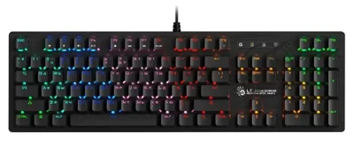 Клавиатура проводная A4 Bloody B820R Blue S механическая черный USB LED