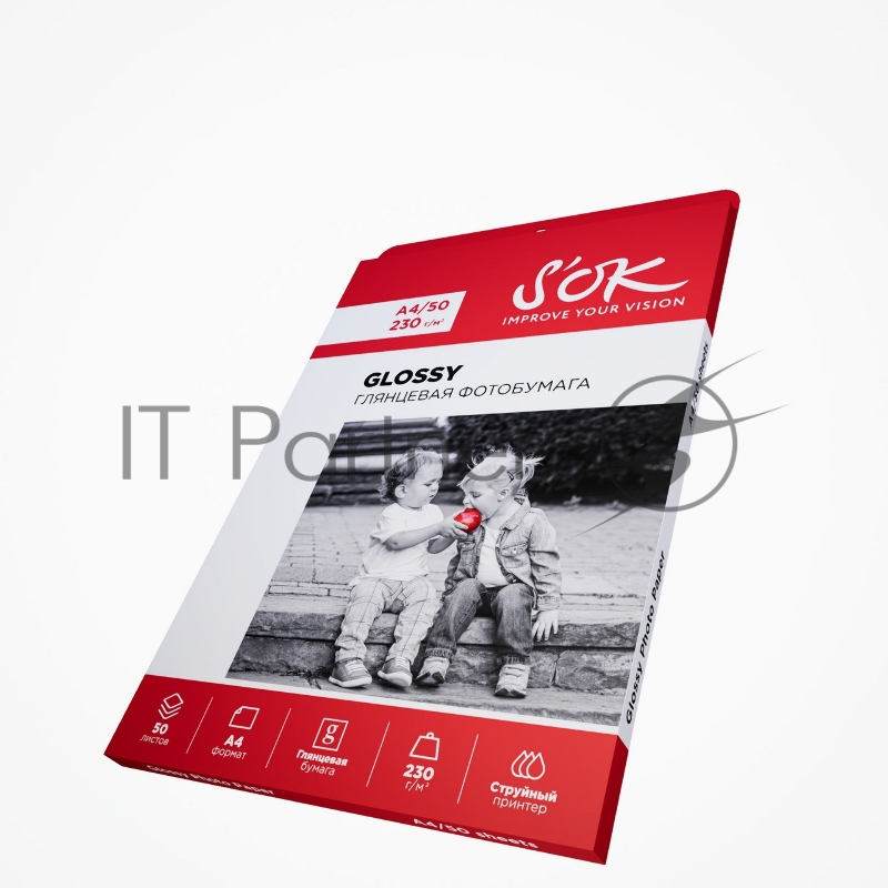 Фотобумага CC Glossy ; 230gsm; A4*50 Глянцевая; 230г/м2; формат А4; 50 листов