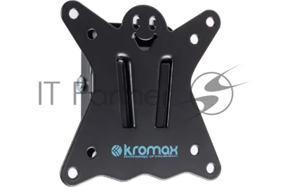 Кронштейн для телевизора Kromax CASPER-100 черный 10"-32" макс.25кг настенный фиксированный