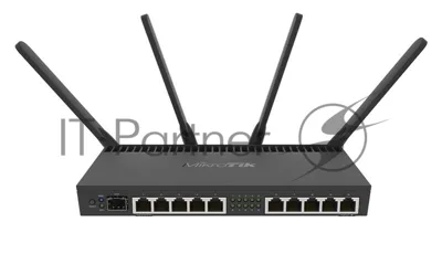 Маршрутизатор MIKROTIK RB4011iGS+5HacQ2HnD-IN 10x10/100/1000 LAN, 1 SFP+, 2,4Ghz/5Ghz, 802.11a/b/g/n/ac
