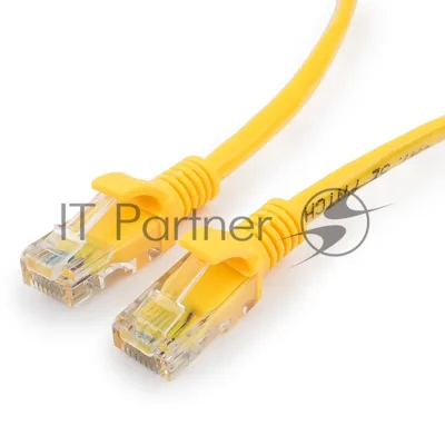 Патч-корд UTP Cablexpert PP12-15M/Y cat.5e, 15м, литой, многожильный, желтый