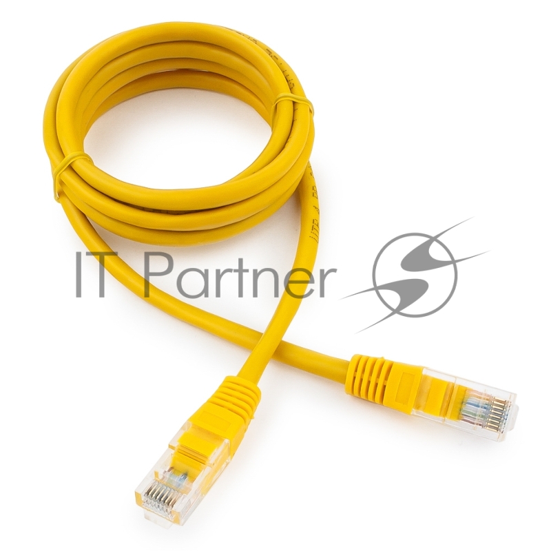 Патч-корд медный UTP Cablexpert PP10-1.5M/Y кат.5e, 1.5м, литой, многожильный, желтый
