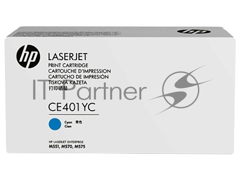 Картридж лазерный контрактный HP 507Y CE401YC голубой для HP M551/M570/M575