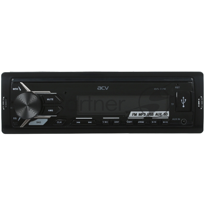 Автомагнитола ACV AVS-812W, 1 DIN, USB Type-A, AUX