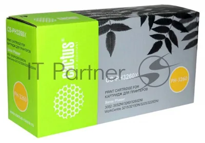 Картридж лазерный Cactus CS-PH3260X (106R02782) черный (3000 стр.) для Xerox Phaser 3052/3052NI/3260 2шт.