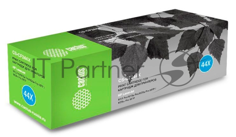 Картридж лазерный Cactus CS-CF244X черный (2000 стр.) для HP HP LJ M15 Pro/M15a Pro/M28a Pro MFP/M28w Pro MFP