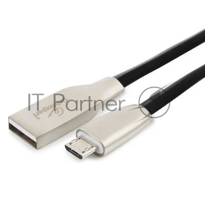 Кабель USB2.0 Cablexpert CC-G-mUSB01Bk-1.8M, AM/microB, серия Gold, длина 1.8м, черный, блистер