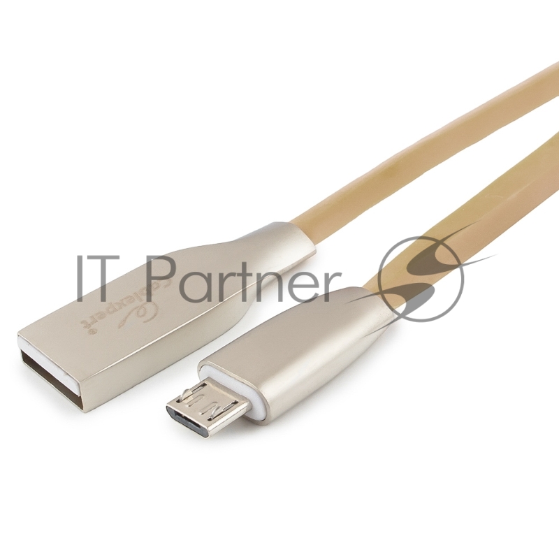 Кабель USB2.0 Cablexpert CC-G-mUSB01Gd-1M, AM/microB, серия Gold, длина 1м, золотой, блистер