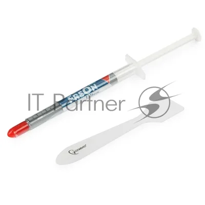 Термопаста Gembird FreOn Ultra GF-21-1.5, 1.5 г, 4.63 Вт/(м⋅К), шприц