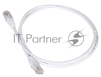 Патч-корд Lanmaster TWT UTP кат.5e, с заливными колпачками, 1.5 м, белый