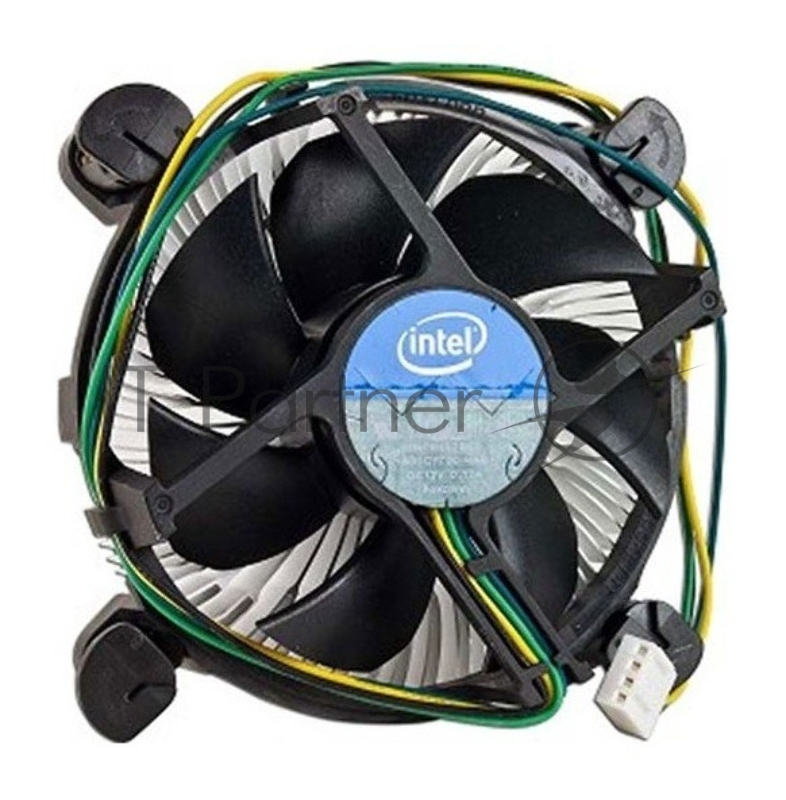 Кулер Intel E97379 серебристый/черный 90мм алюминий 2500rpm 27db 4-pin 73W 58мм