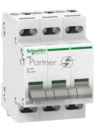 ВЫКЛЮЧАТЕЛЬ НАГРУЗКИ iSW 3П 32A ВЫКЛЮЧАТЕЛЬ НАГРУЗКИ iSW 3П 32A
