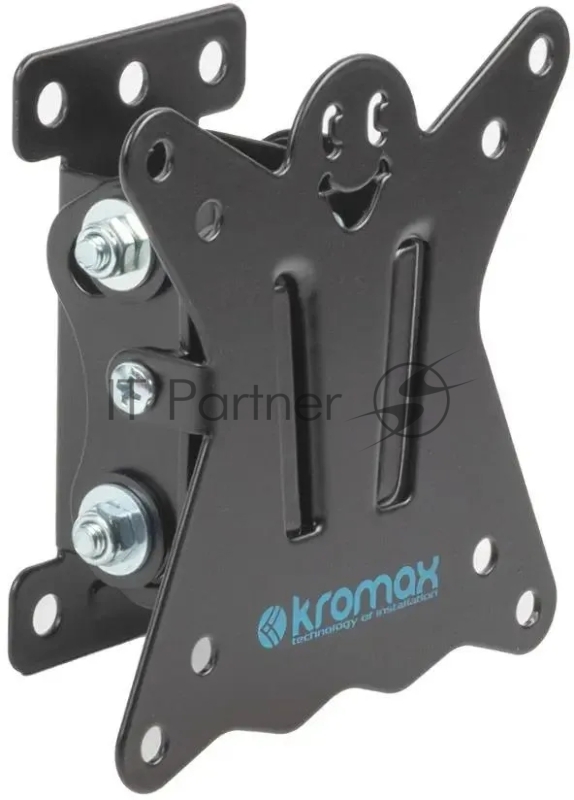 Кронштейн для телевизора Kromax CASPER-101 черный, 10"-32" макс. 25 кг, настенный, наклон