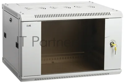 Шкаф LINEA W 15U 600x450 мм дверь стекло, RAL7035 ITK