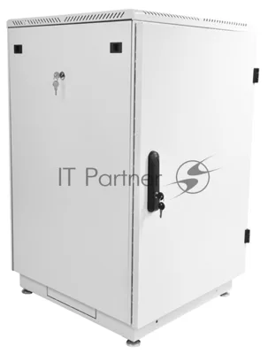 Шкаф телекоммуникационный напольный 18U (600x800) дверь металл (2 места)