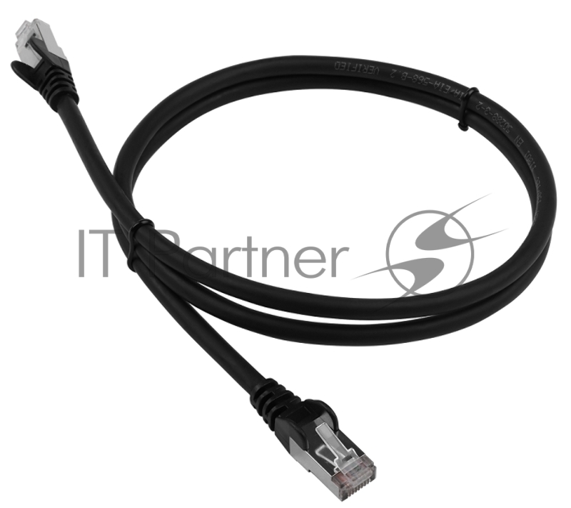 Патч-корд Lanmaster LSZH FTP кат.6, 7.0 м, черный