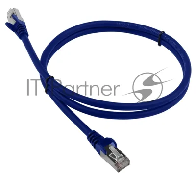 Патч-корд LANMASTER LSZH FTP cat.6, 0.5 м, синий