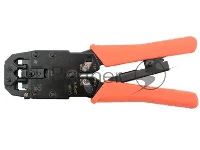 Обжимной инструмент Lanmaster LAN-CRI-500R 6P, 8P, с храповым механизмом
