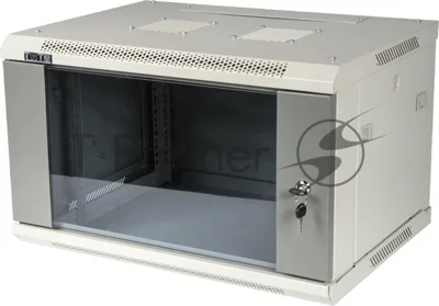 Шкаф настенный серии Pro, 12U 600x800, стеклянная дверь